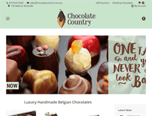 Tablet Screenshot of chocolatecountry.com.au